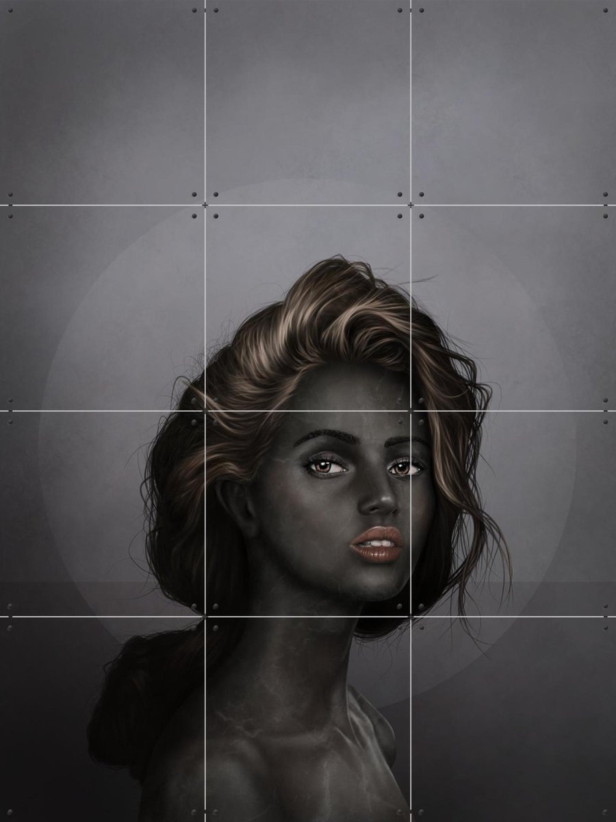 IXXI Emmely, Erik Andreas - 60 x 80 cm - Gratis ophangtool - Grote wanddecoratie en posters - Schilderijen, Realisme, Digitale Kunst, Illustraties