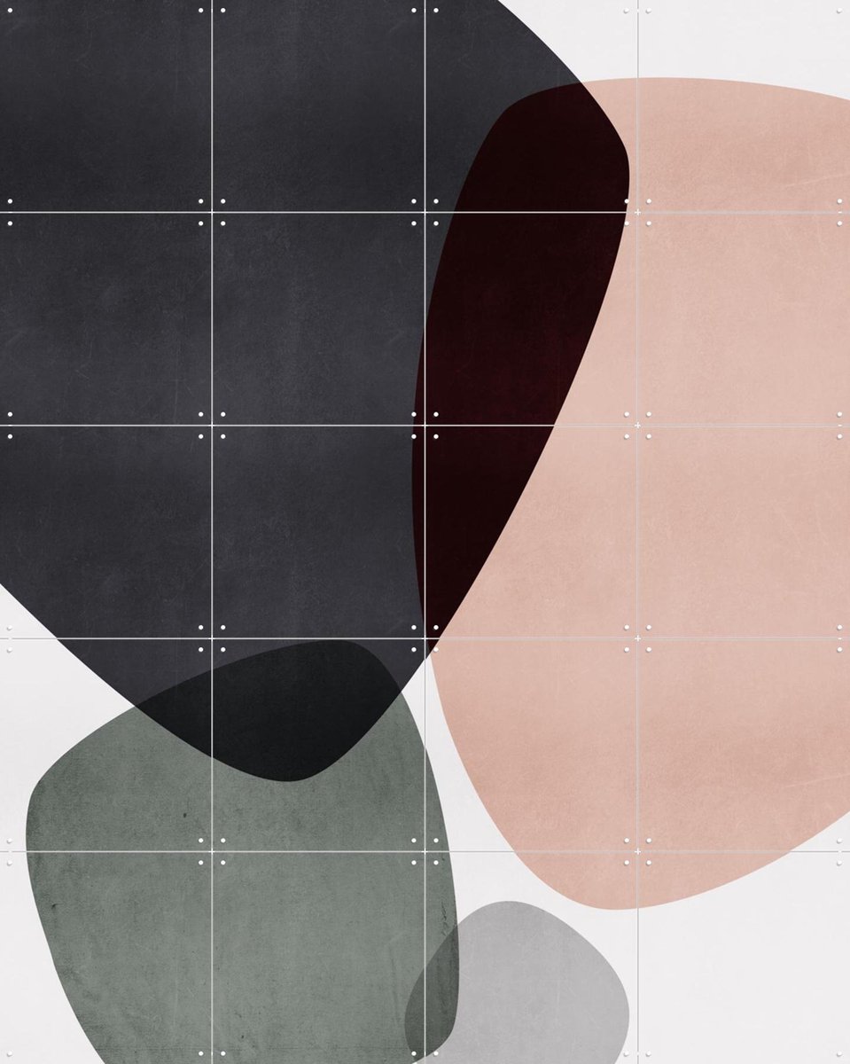 IXXI Graphic 205, Mareike Böhmer - 80 x 100 cm - Gratis ophangtool - Grote wanddecoratie en posters - Abstract, Grafisch Ontwerp, Geometrische Kunst
