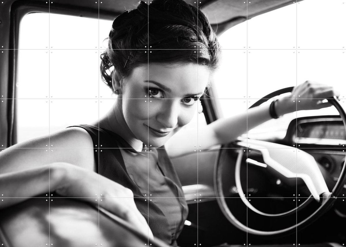 IXXI Drive, Various - 140 x 100 cm - Gratis ophangtool - Grote wanddecoratie en posters - Retro, Vintage, Fotografie, Klassiek, Slaapkamer, Woonkamer