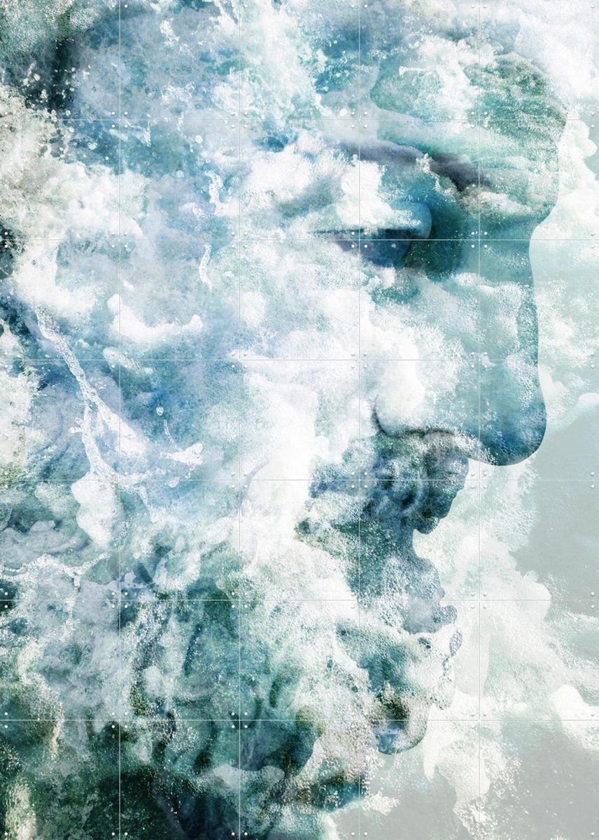 IXXI Seaman, Angelo Cerantola - 100 x 140 cm - Gratis ophangtool - Grote wanddecoratie en posters - Abstract, Digitale Kunst, Fotografie, Grafisch