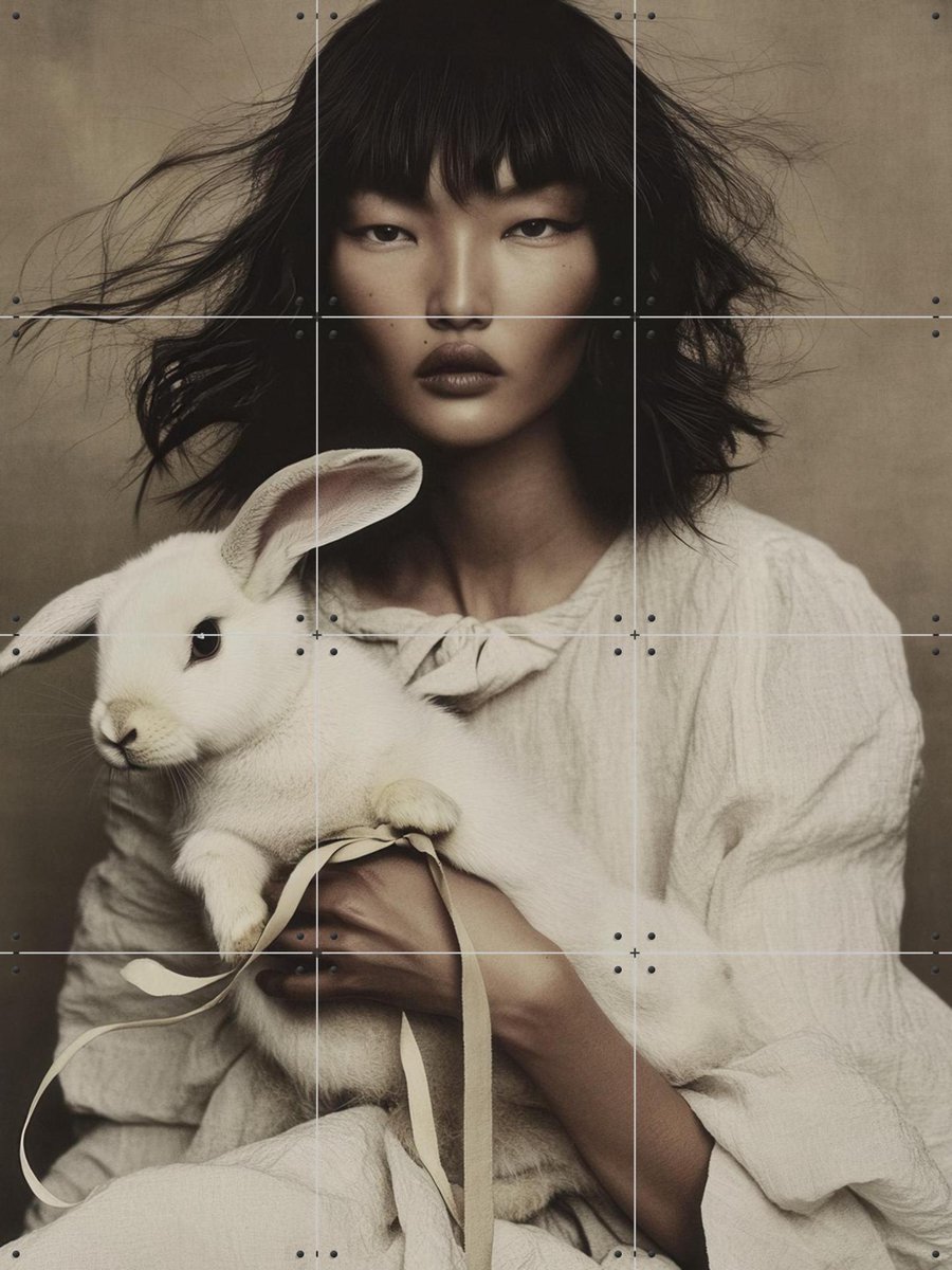 IXXI Zaya, STUDIO HANNAH LEMHOLT - 60 x 80 cm - Gratis ophangtool - Grote wanddecoratie en posters - Fotografie, Realisme, Slaapkamer, Woonkamer