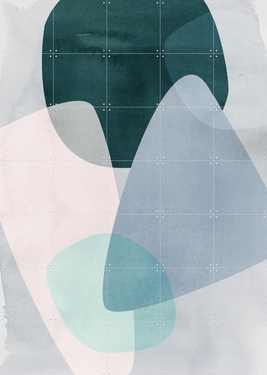 IXXI Graphic 150C, Mareike Böhmer - 100 x 140 cm - Gratis ophangtool - Grote wanddecoratie en posters - Minimalisme, Geometrische Kunst, Abstract