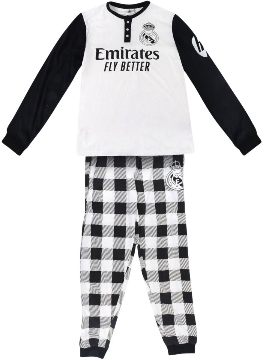 Real Madrid Premium Lange Pyjama – Zachte Single Jersey