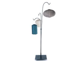 Lumiz Terras Standaard - Solar Tuinverlichting - Tuinverlichting op zonne energie - Hanglamp - Decoratie - Tuinlampjes - 192 cm