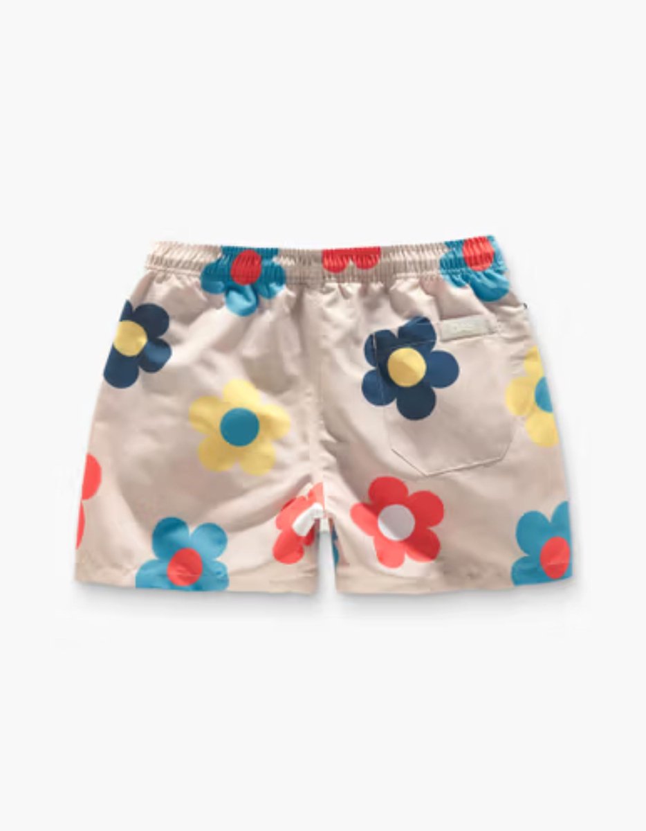 OAS - Badkleding Beige Oas 5001 Zwembroeken Beige Daisy Swim Shorts