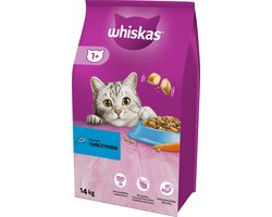 Whiskas - Adult Droogvoer - Tonijn - Groenten - 14kg