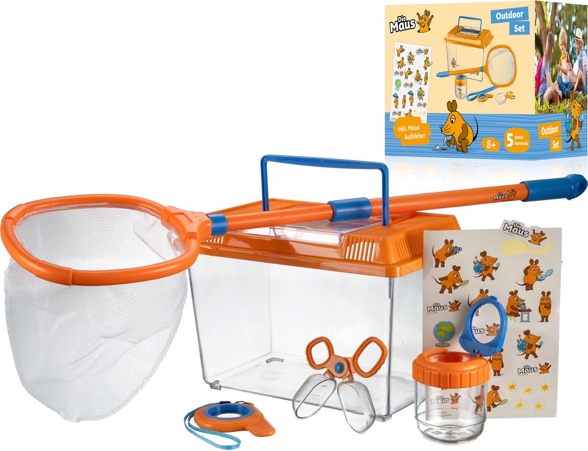 DieMaus - Outdoor Set - 8-delige avontuurlijke tools voor kinderen vanaf 8 jaar