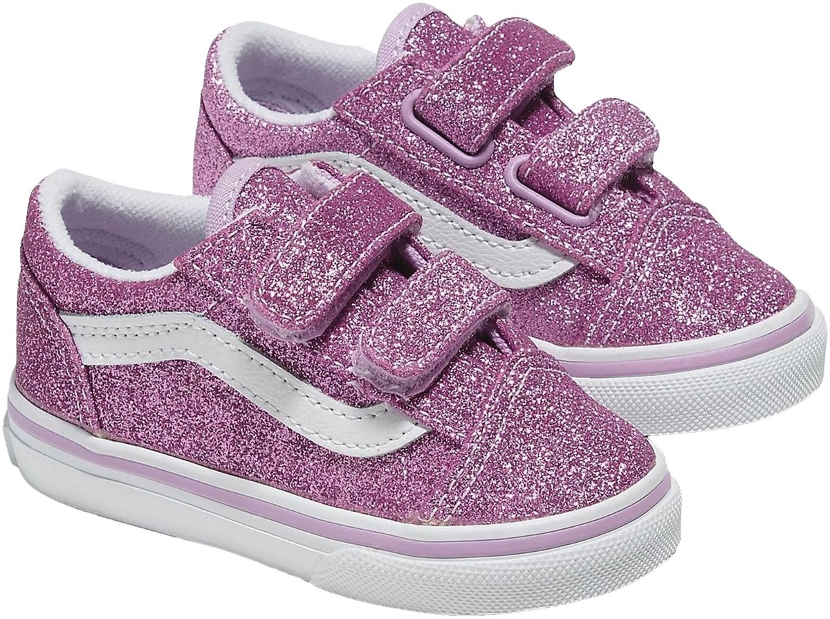 Vans Old Skool V Metallic Sneakers Junior Roze