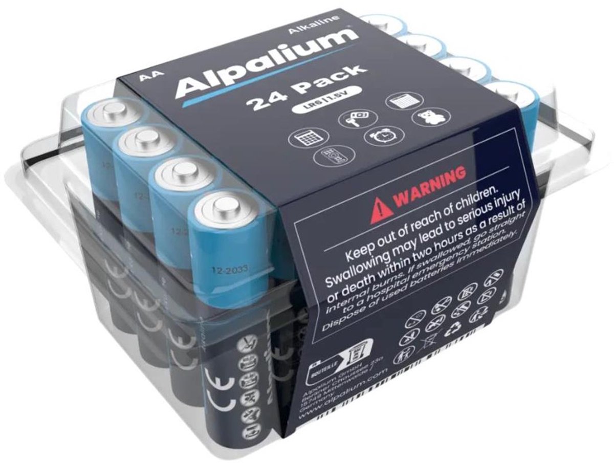 Alpalium AA batterij (penlite) Alkaline 1.5 V 24 stuk(s)