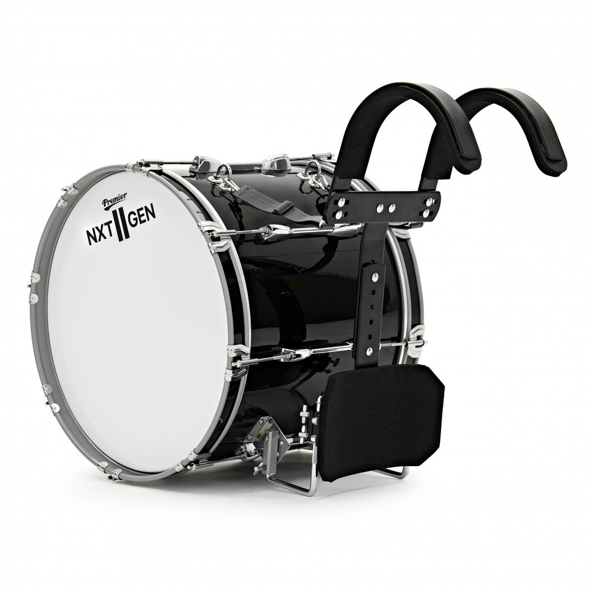 Premier NXT GEN Marching 18 x 14 Bassdrum, Zwart