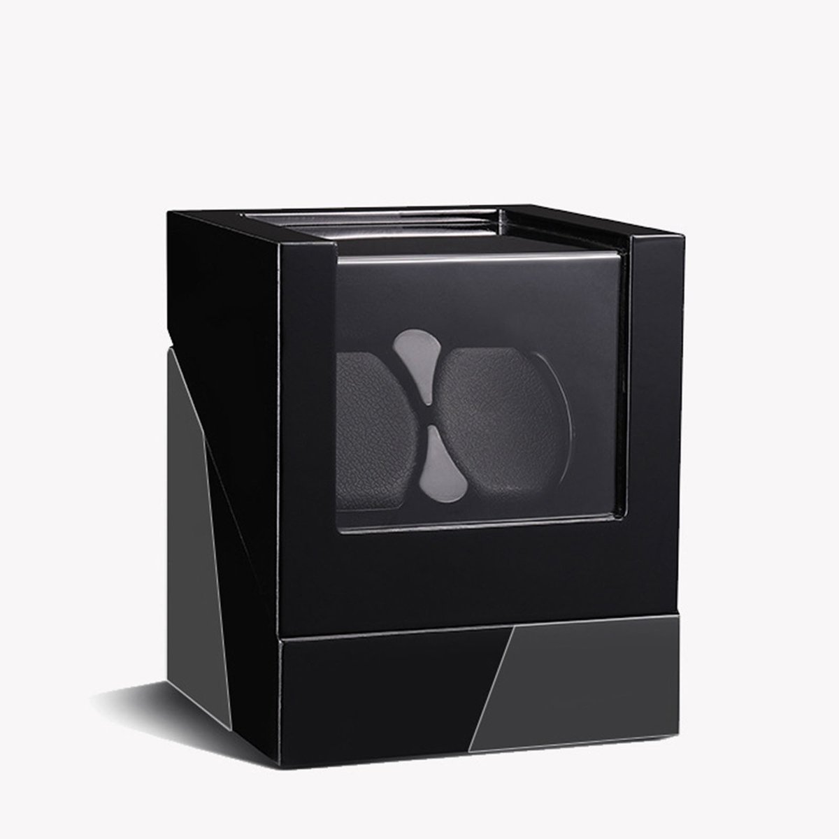 Gloovon® - Watchwinder - Horlogewinder voor 2 Automatische Horloges - Fluisterstil <10dB Antimagnetisch - USB Voeding - Zwart