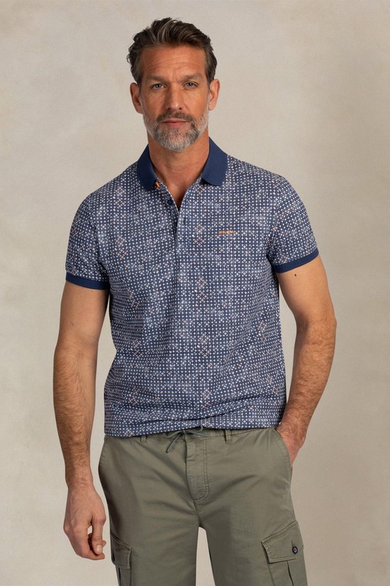 New Zealand Auckland Poloshirt Polo Short Sleeve 26cn103 2616 Navy Sky Mannen Maat - XL