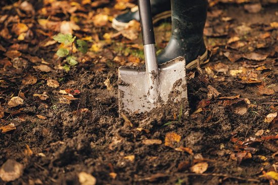 Tuingereedschap Spade - Scherpe Spade - Harde Grond Bewerken - Ergonomische Greep - 125 cm Lengte - Grijs Zwart van Tuingereedschap. — afbeelding 5