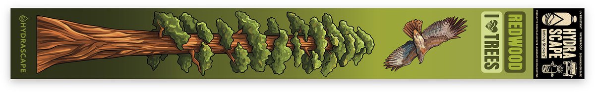 Hydrascape - Giant Redwood - No Color - OS - Stickers