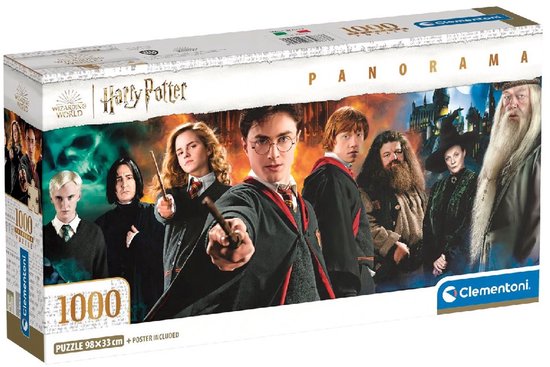 Clementoni - Puzzel - 1000 Stukjes - Harry Potter - Puzzel Voor Volwassenen - Panorama