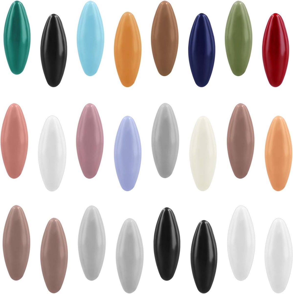 Hijab Spelden - Sjaal Spelden - Kleding Vastzetten - 24 Stuks Set - 36 cm - Diverse Kleuren