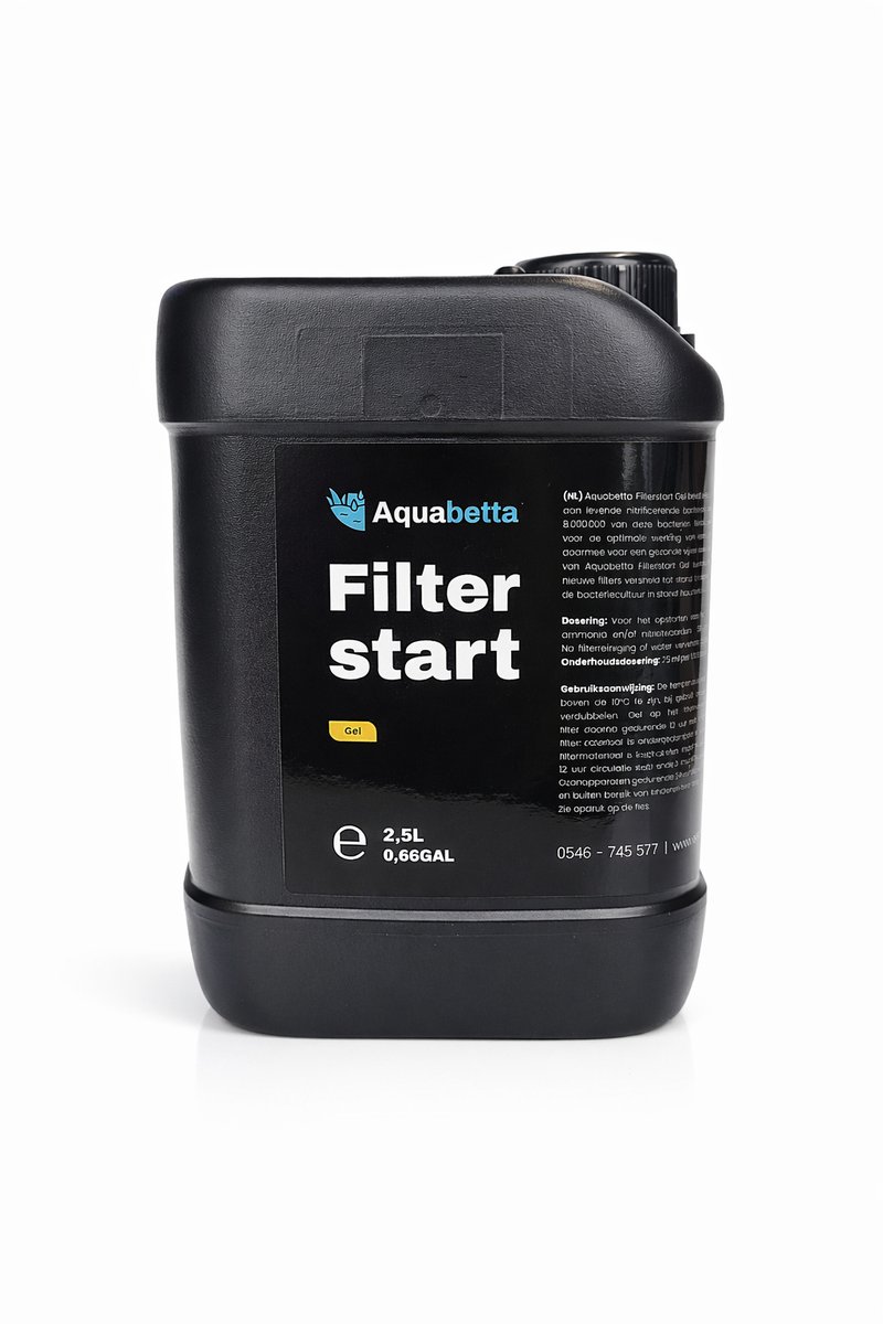Aquabetta Filterstart Gel 2,5L - Bacteriën voor de vijver - Goed voor de bacteriecultuur - In gel vorm