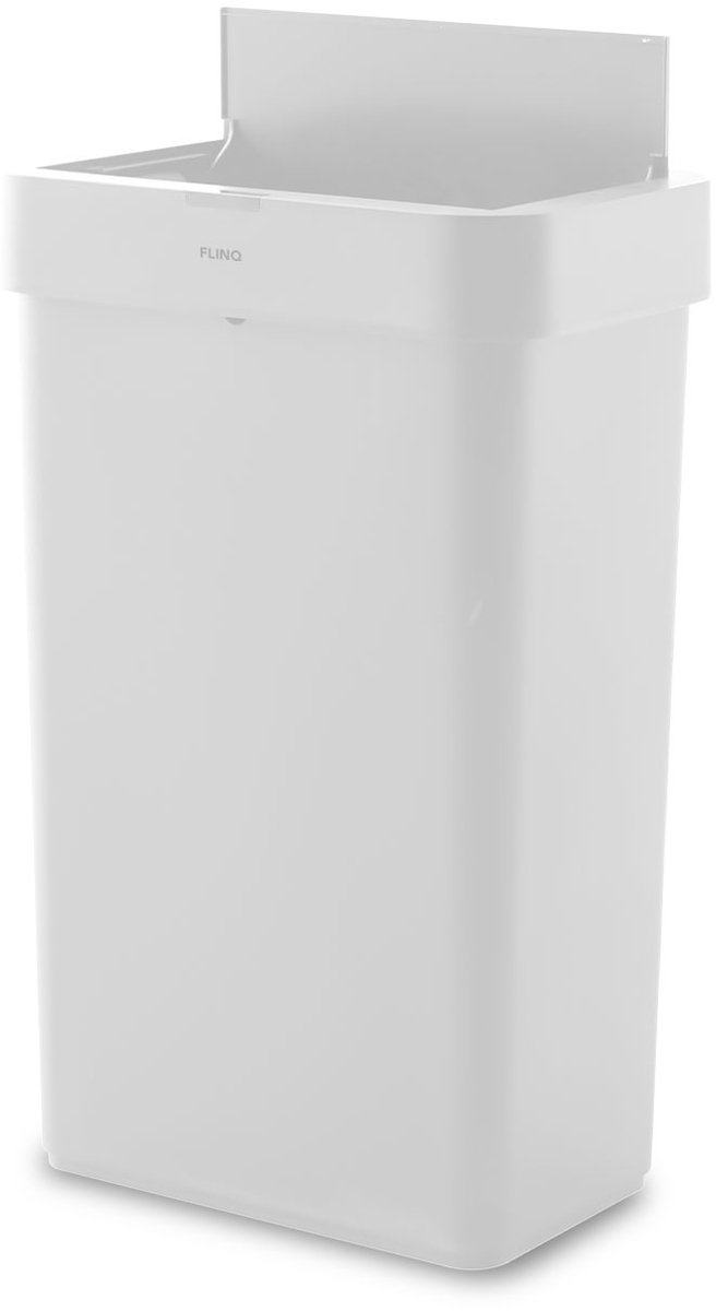FlinQ Arvento Prullenbak - Vuilnisbak met Sensor en Softclose Deksel - Afvalbak voor Keuken en Kantoor - 50 Liter