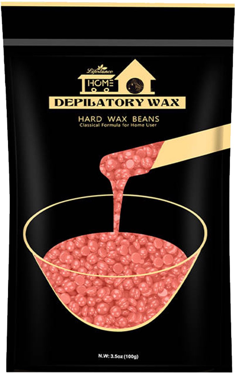 Lifestance Wax beans - Pink Rose - Parels - Wax bonen - Ontharen - Harsen - Waxen - 100 gram