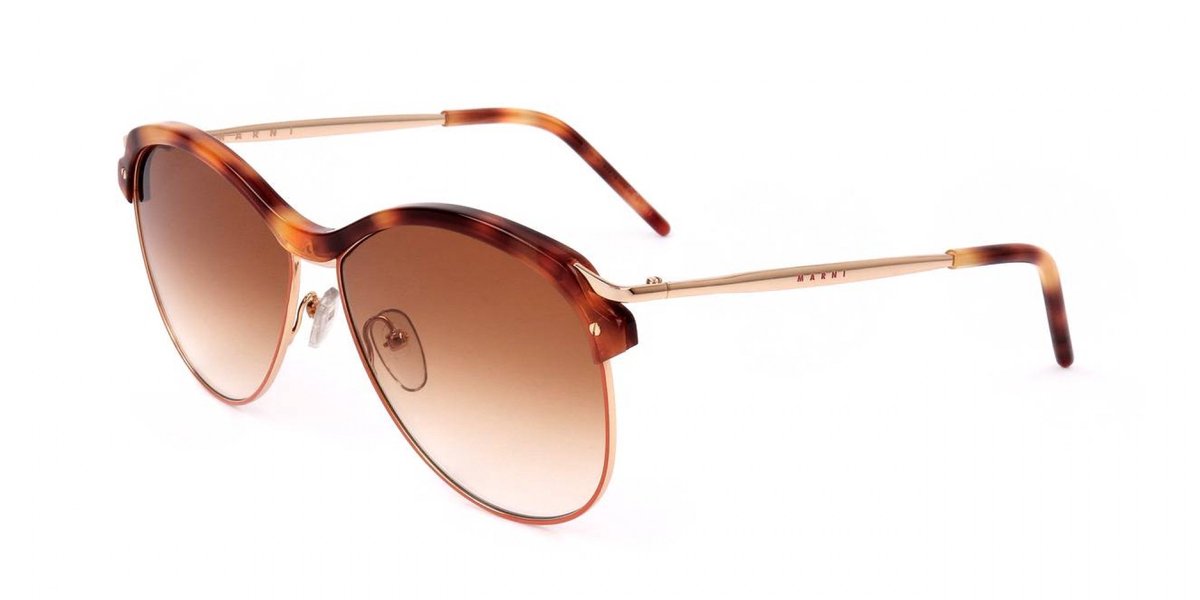 Marni ME119S Havana 58/13/140 WOMAN Zonnebrillen