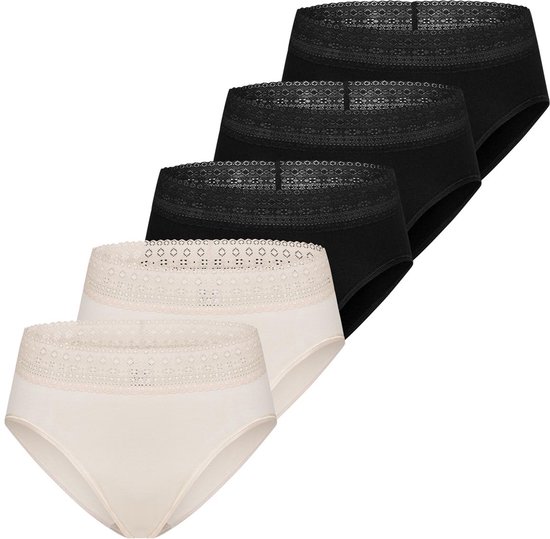 Mey Dames taille pants 5 pack Modal Lace