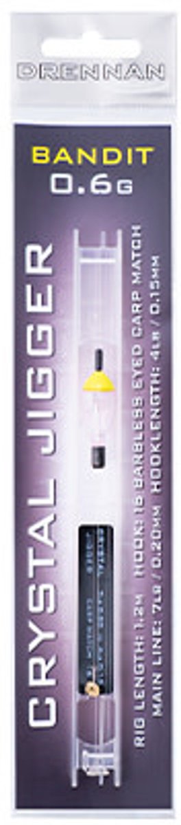 Drennan Crystal Jigger Rig Bandit - Maat : 0.40g