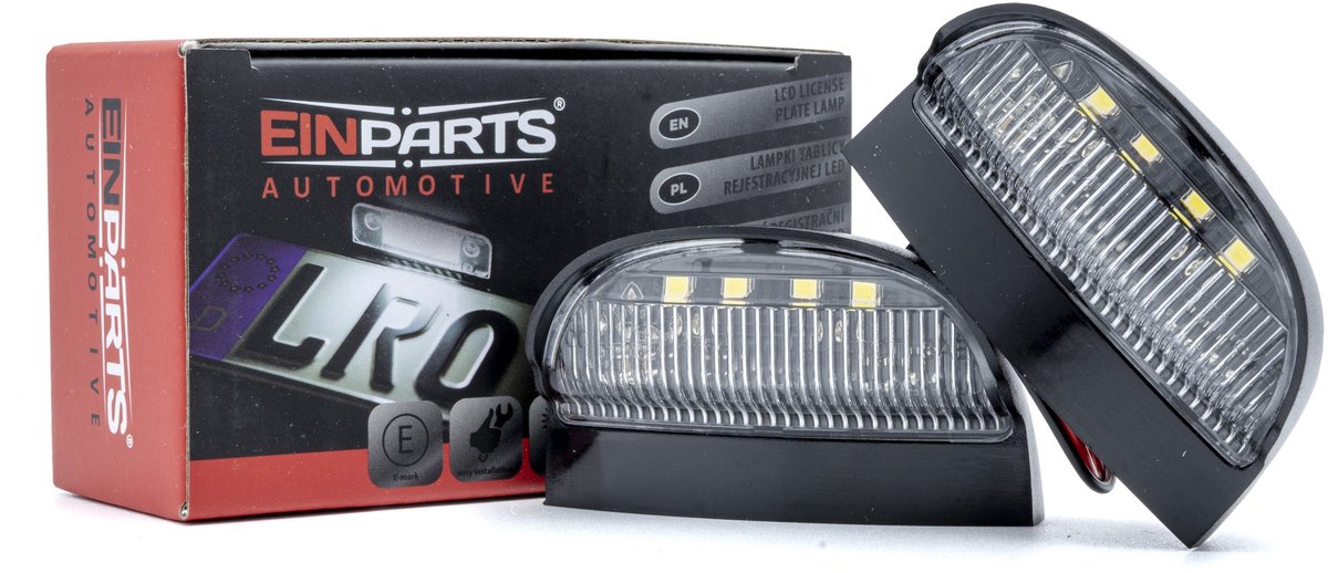 Einparts Kentekenplaatverlichting Voor Motorfietsen Suv Bestelwagens 12-24V