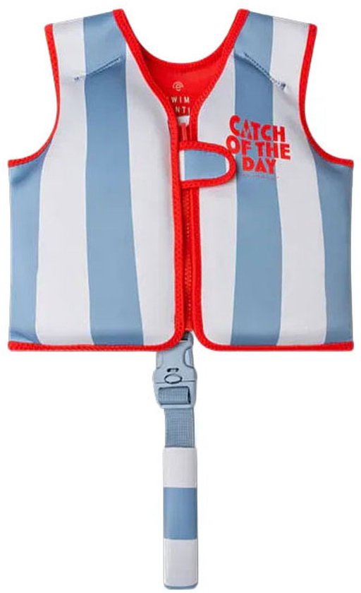 Swim Essentials Zwemvest - Rood/Blauw - Catch Of The Day - 2/3 Jaar