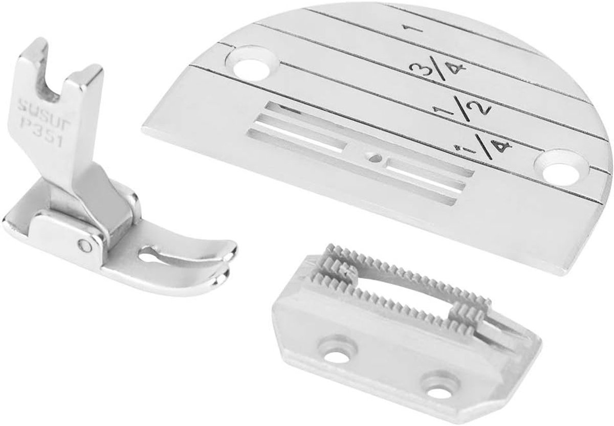 Naaimachine Set - Naaivoetjes Onderdelen - Industrieel Naaien - Set van Drie - 65 x 45 cm