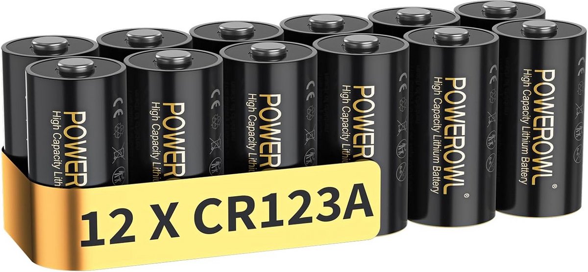 Lithium Batterijen - 3V Cellen - Apparaten Voeden - 1500mAh Capaciteit - CR123A Formaat