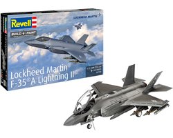 Revell Modelbouwpakket Vliegtuigen - 03799 Lockheed Martin F-35A Lightning II® - Straaljager Plastic - 1:72 - Modelbouw