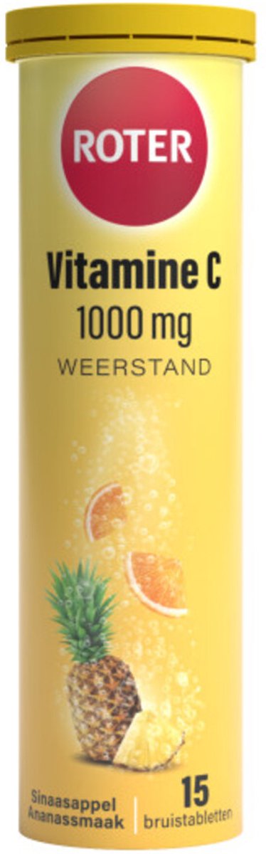Roter Vitamine C 1000 mg Sinaasappel Ananas - 2 x 15 bruistabletten - Voordeelverpakking