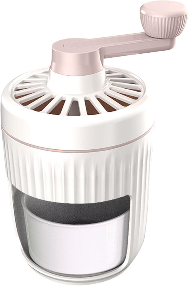 IJsmaker - Crushed Ice Maker - Zomerse Drankjes - Met Handslinger - 23 x 13 cm - Zilver