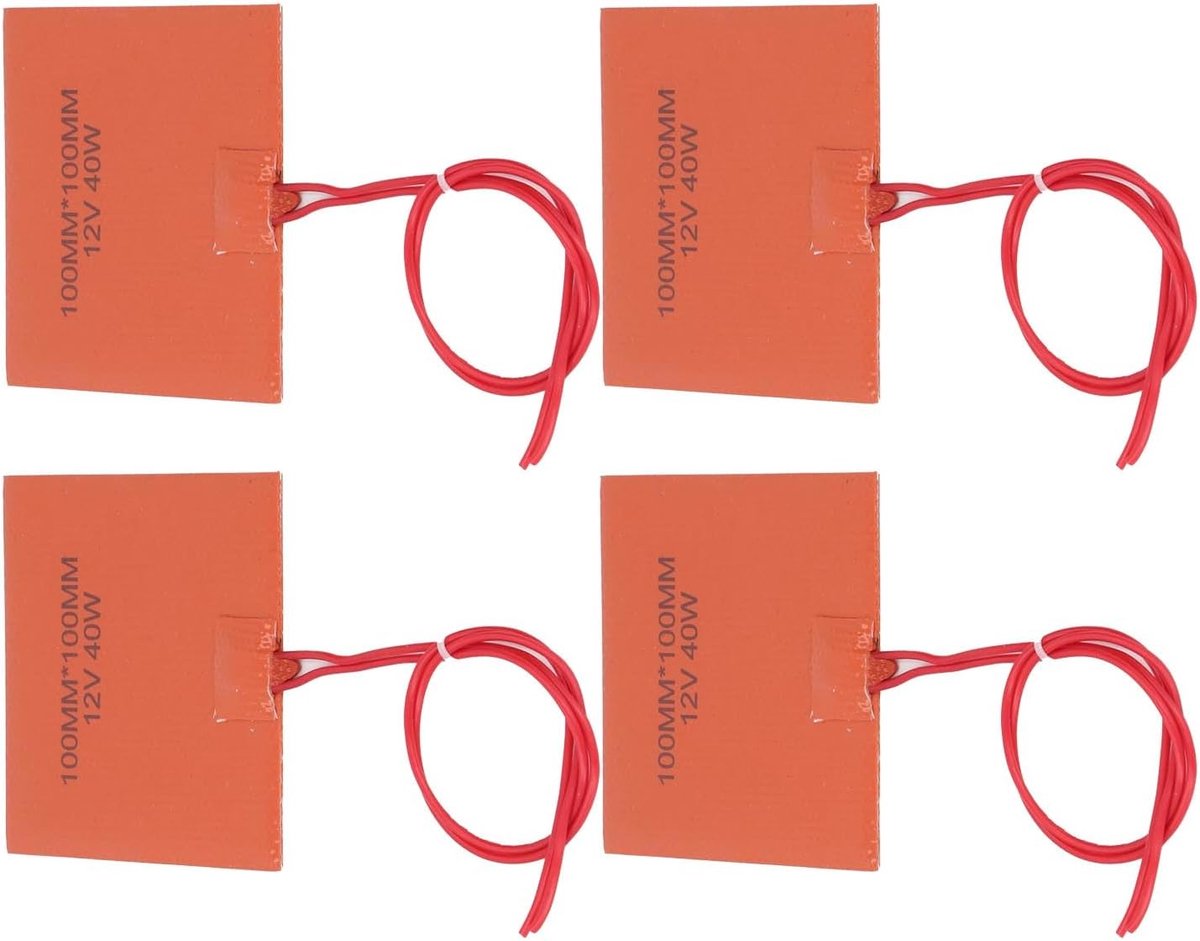 Verwarmingskussens Set - Flexibele Pads - Industriële Verwarming - Hoge Isolatie - 100x100 Mm