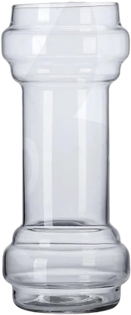 Bierglas - Beker Mok - Bier Drinken - Uniek Ontwerp - 850 ml - Transparant
