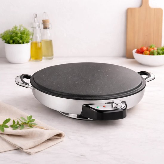 Scheffler - Pannenkoekenmaker - Electrische - Crepe maker - Sac - Katmer Sac - Ekmek Sac - 50cm - 2300W - 230V — afbeelding 4