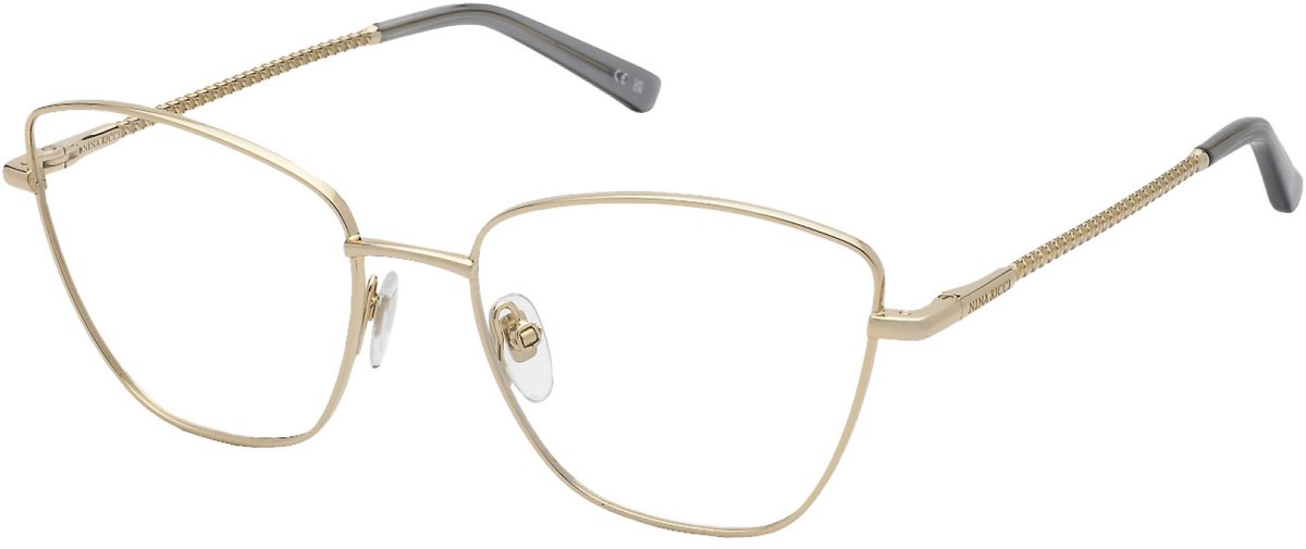 Nina Ricci VNR391 Oro rose' lucido 55/18/140 WOMAN Brilmonturen