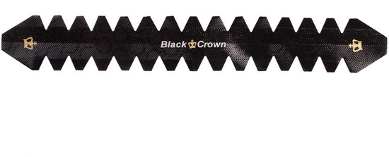 Zwarte Black Crown Adamantium pad met gouden logo's en kartelrand.