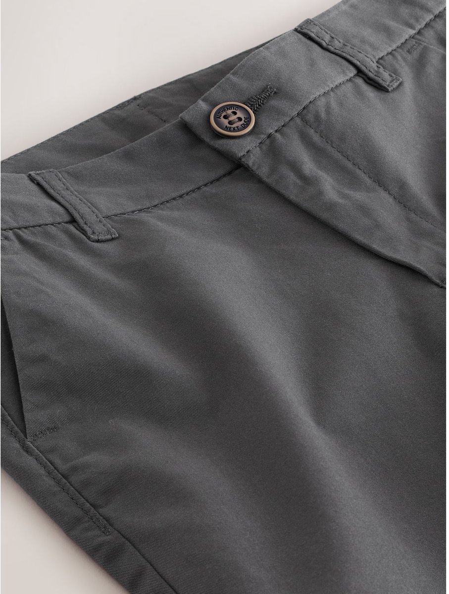 Next - Jongens - Chinoshort met standaard pasvorm - Grijs