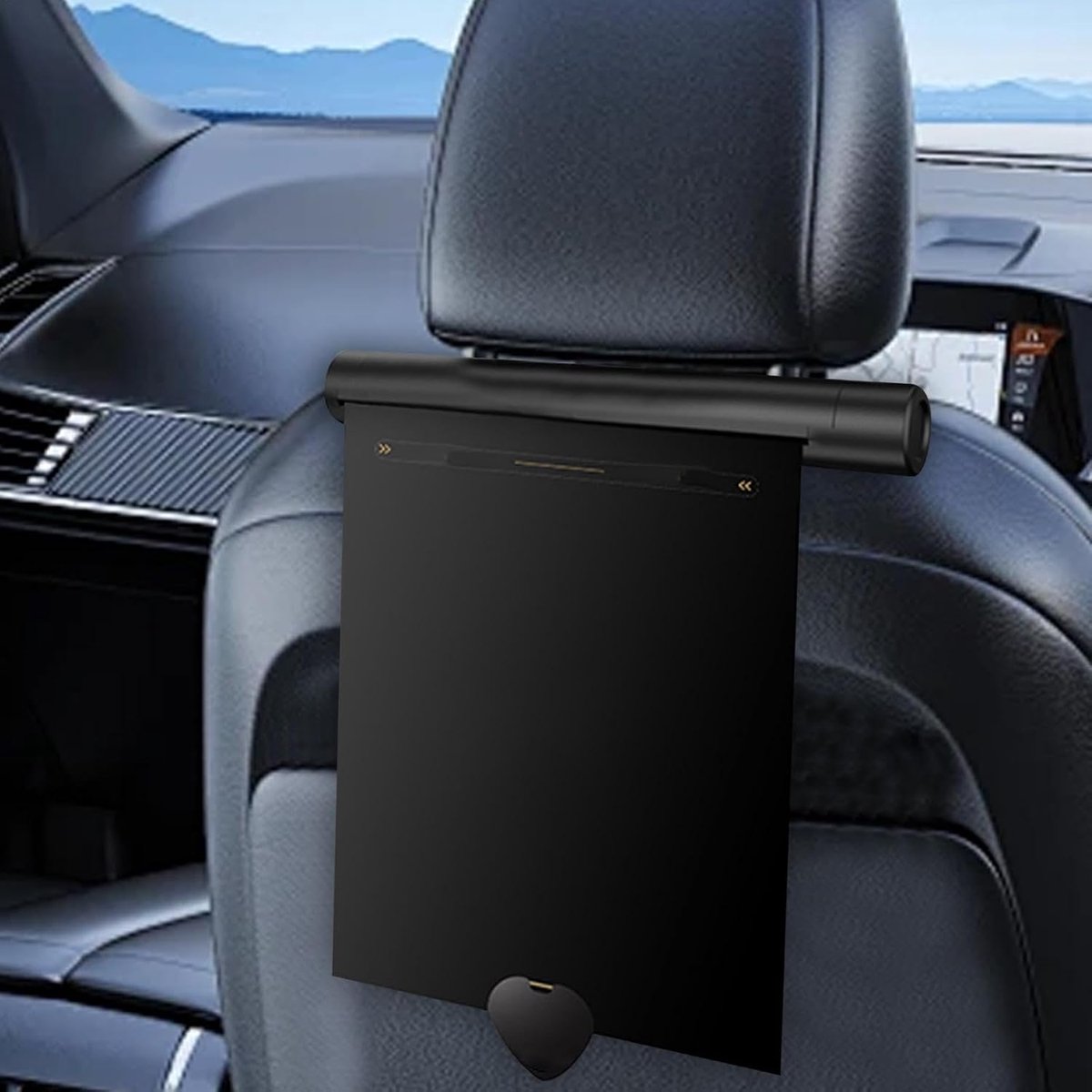 Auto Afvalbak - Reis Prullenbak - Auto Interieur - Inclusief Telefoonhouder - 27 x 14 x 5 cm