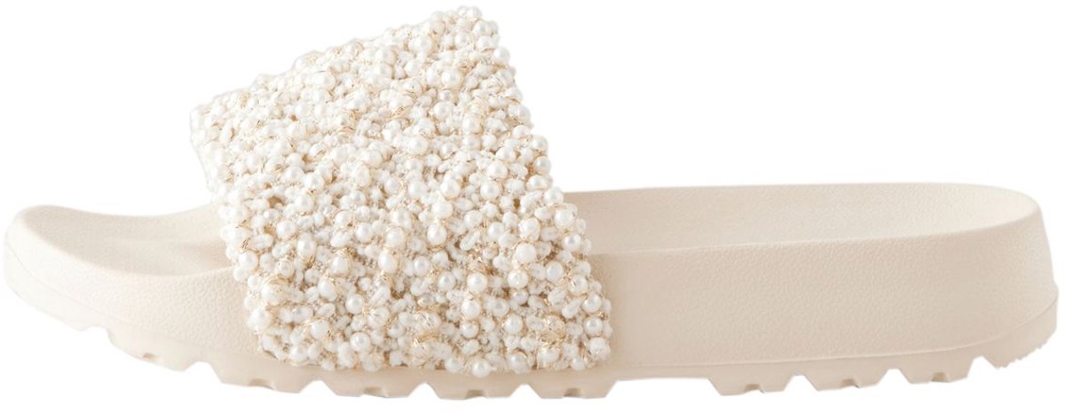 Next - Meisjes - Instappers met parellook - Crème
