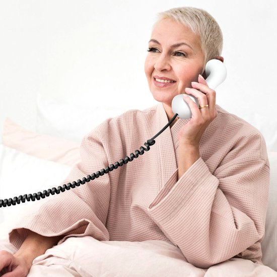 Geemarc, Versterkte Senioren Telefoon van 60 dB met Hoortoestelcompatibiliteit en Transcriptie, Wit foto 5