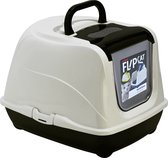 Moderna - Kattentoilet - Flip Cat large - Zwart/wit - 37x39x50 cm