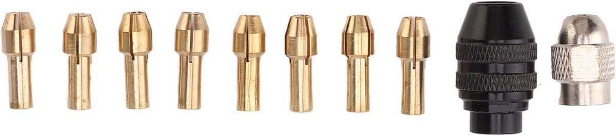 Boorhouder Set - Draaibank Accessoires - Precisiewerk - Koperen Klemmen - 08-32 mm