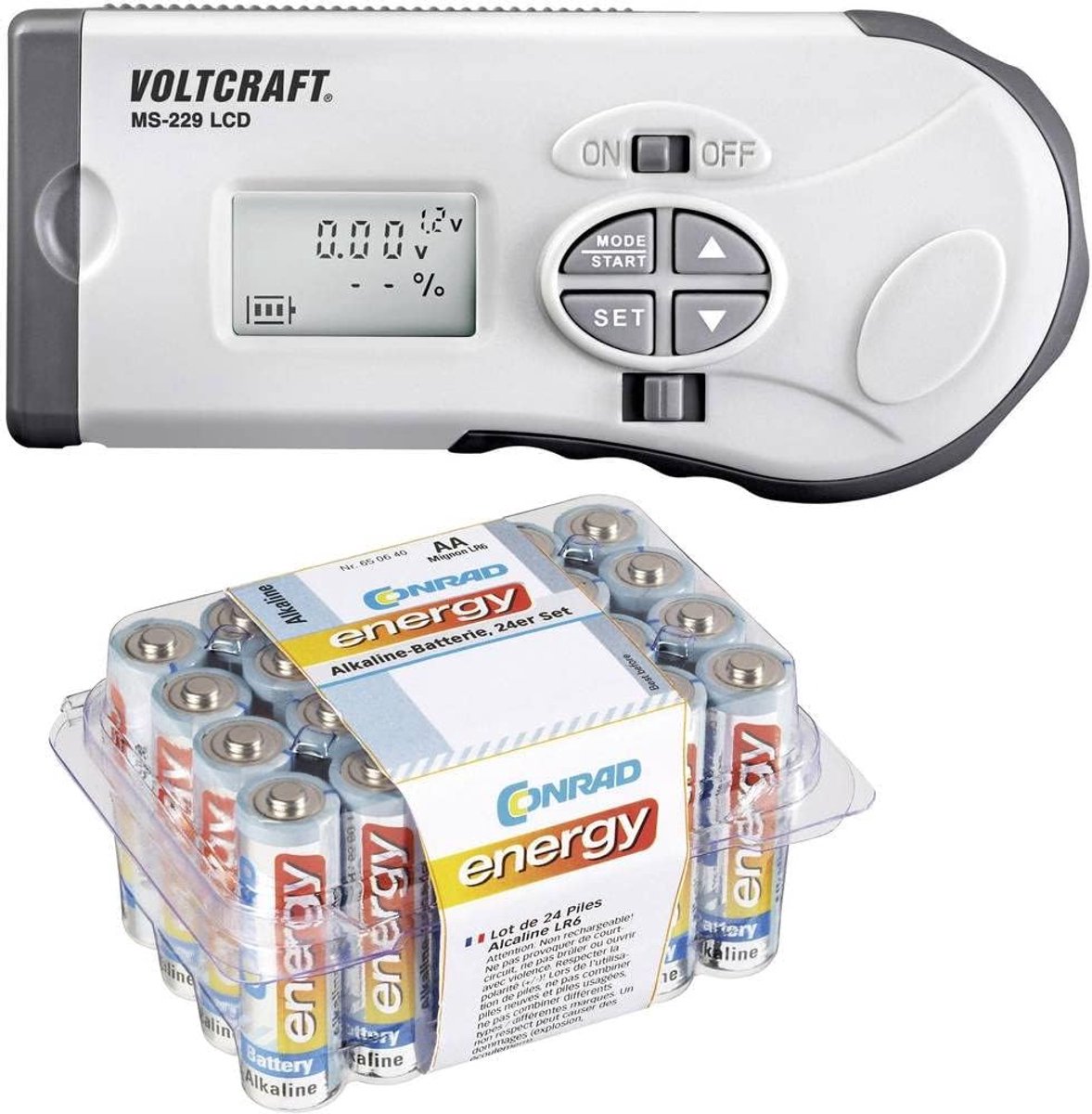 Batterijtester - Accu Controle - Batterij Status - Directe Spanning Weergave - 13 cm Lengte