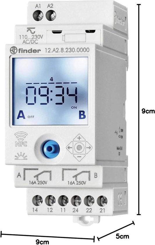Elektronische Tijdschakelaar - Inbouw Timer - Automatisch Schakelen ...