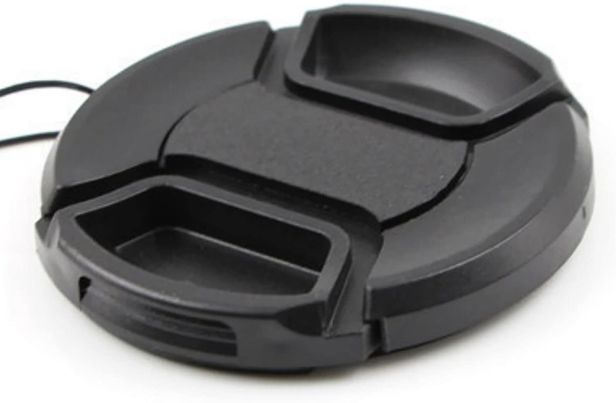 Cameralensdop - Beschermdop - Lens Beschermen - Glad Oppervlak - 58 Mm - Zwart