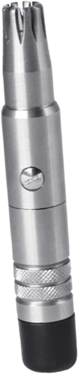 Neustrimmer - Neusreiniger - Hygiënisch Trimmen - Handmatig Ontwerp - 75 cm Lengte - Zilver