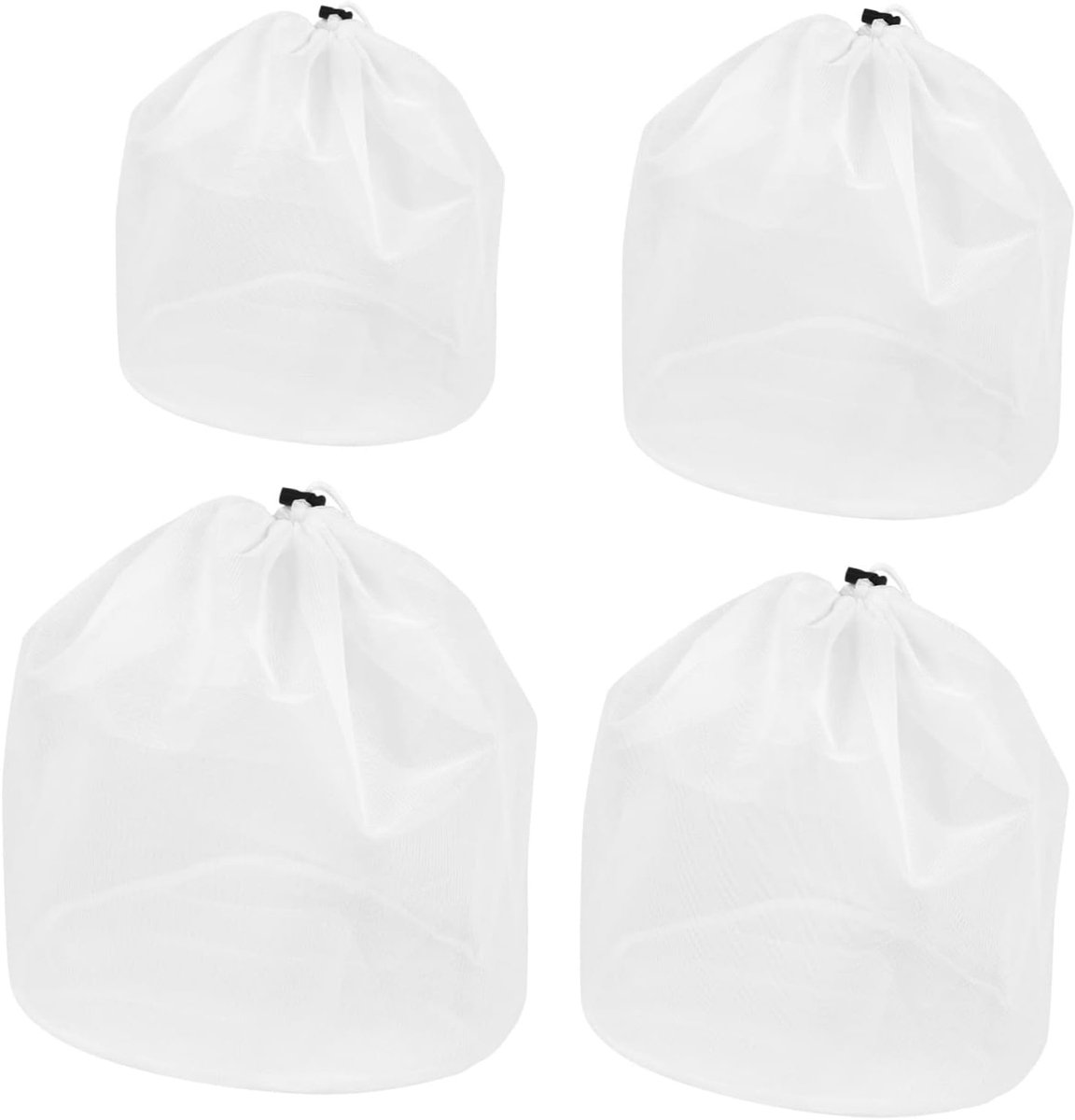 Waszakken Set - Kleding Beschermers - Beschermende Was - Verstelbaar Ontwerp - 50x70cm - Wit
