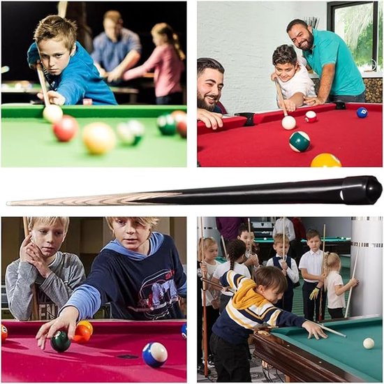 Snooker Keu Set - Biljartkeu Hout - Spel Verbeteren - Handgemaakt Vakmanschap - 134CM 10MM - Natuurlijk Hout — afbeelding 5